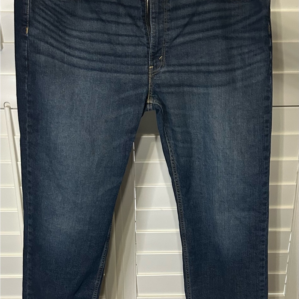 Signature by Levi Strauss Dark Blue Straight Jeans